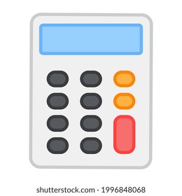 Vector de estilo moderno del icono de la calculadora