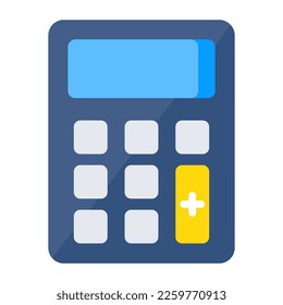 Vector de estilo moderno del icono de la calculadora