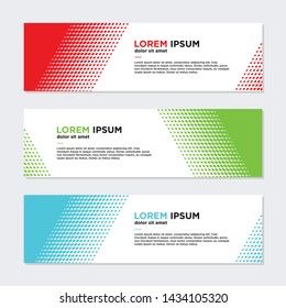 modern style of web banner template
-abstract geometric web design banner template isolated on dark grey background
