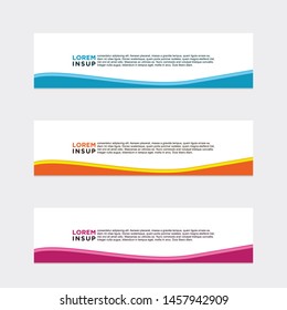 modern style of web banner template
-abstract geometric web design banner template isolated on dark grey background