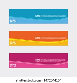 modern style of web banner template
-abstract geometric web design banner template isolated on dark grey background