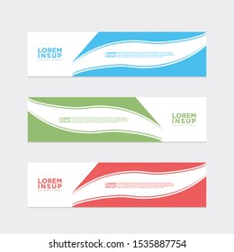 modern style of web banner template
-abstract geometric web design banner template isolated on dark grey background