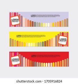 modern style of web banner template
-abstract geometric web design banner template isolated on dark grey background