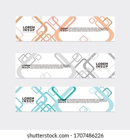 moderne Webbanner-Vorlage
-abstrakte geometrische Webdesign-Banner-Vorlage einzeln auf dunkelgrauem Hintergrund