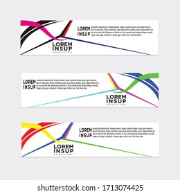 modern style of web banner template
-abstract geometric web design banner template isolated on dark grey background