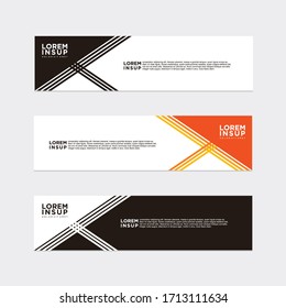 modern style of web banner template
-abstract geometric web design banner template isolated on dark grey background