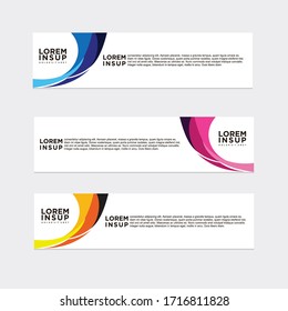 estilo moderno de plantilla de banner web
-plantilla de banner de diseño geométrico abstracto aislada en fondo gris oscuro