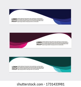 estilo moderno plantilla de banner web plantilla de banner diseño web geométrico abstracto plantilla de banner aislado en fondo gris oscuro