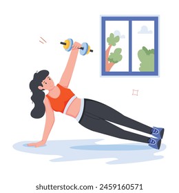 Mini Ilustraciones de entrenamiento de estilo moderno