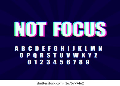 modern styled 3D trendy font and alphabet for poster,  sticker