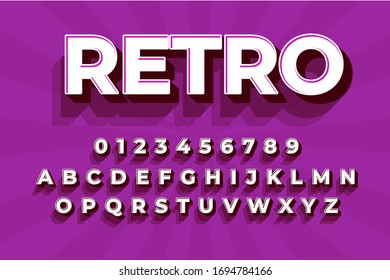 letra y alfabeto moderno en 3D para afiches, pegatinas