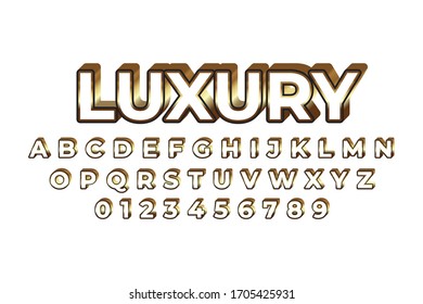 modern styled 3D trendy font and alphabet for poster, sticker