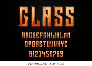 letra y alfabeto moderno 3D para afiches, pegatinas