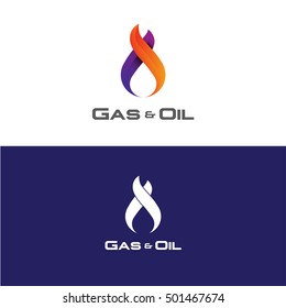 Modern Styled Logo For Oil And Gas Business Company.