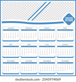 Modern and stylish 2025 calendar template set, perfect for personal and professional use. Includes clean layouts, elegant typography, and customizable features. Ideal for wall calendars, desk planners