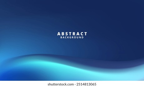 Fondo abstracto moderno y elegante con ondas azules que fluyen, ideal para diseños tecnológicos o corporativos.