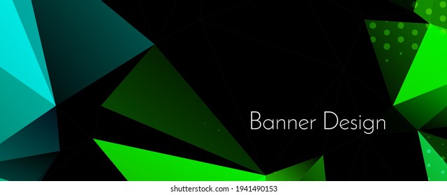 Moderno diseño abstracto geométrico elegante patrón de banner fondo vector