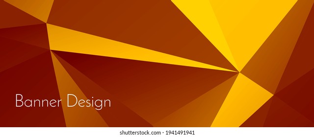 Modern stylish abstract geometric elegant banner pattern background vector