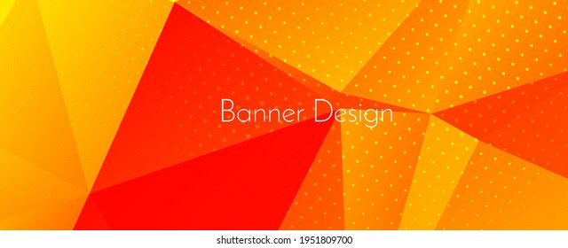 Modern stylish abstract geometric elegant banner pattern background vector