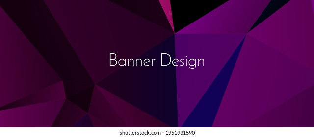 Modern stylish abstract geometric elegant banner pattern background vector