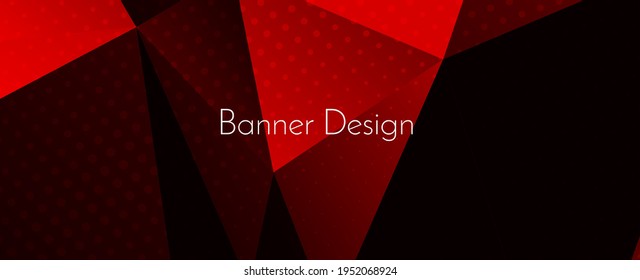 Modern stylish abstract geometric elegant banner pattern background vector