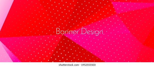 Modern stylish abstract geometric elegant banner pattern background vector
