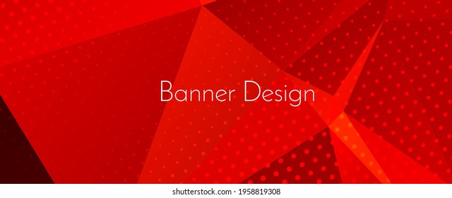 Modern stylish abstract geometric elegant banner pattern background vector