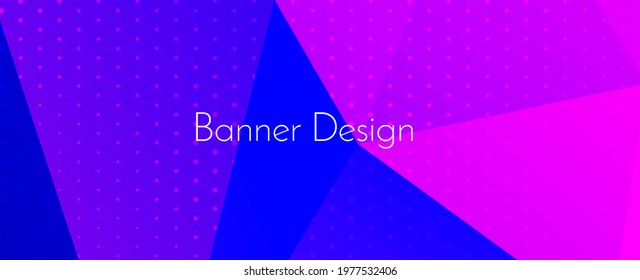 Modern stylish abstract geometric elegant banner pattern background vector