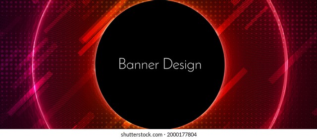 Moderner, abstrakter, geometrischer, eleganter Banner-Hintergrund