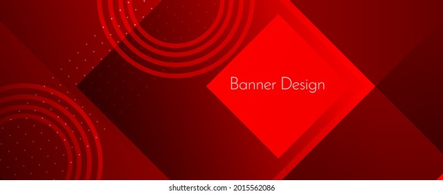 Modern stylish abstract geometric elegant colorful banner pattern background vector