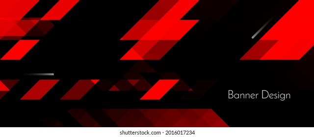 Modern stylish abstract geometric elegant colorful banner pattern background vector
