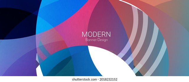 Moderno diseño abstracto geométrico elegante patrón de banner color fondo vectorial