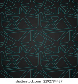 Modern stylish abstract shapes repeating pattern background