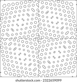  Modern stylish abstract texture. Geometric shapes from striped elements. Black and white pattern.
