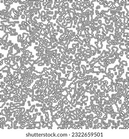  Modern stylish abstract texture. Geometric shapes from striped elements. Black and white pattern.
