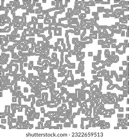  Modern stylish abstract texture. Geometric shapes from striped elements. Black and white pattern.
