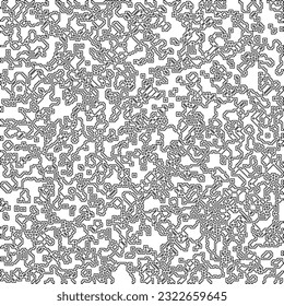  Textura abstracta moderna y elegante. Formas geométricas a partir de elementos rayados. Patrón blanco y negro.
