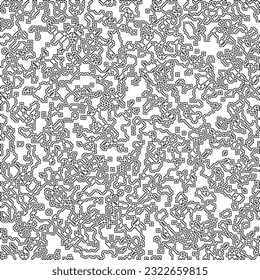  Modern stylish abstract texture. Geometric shapes from striped elements. Black and white pattern.
