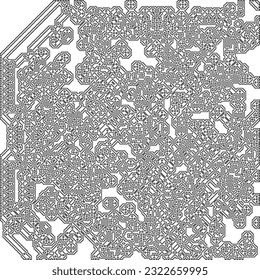  Textura abstracta moderna y elegante. Formas geométricas a partir de elementos rayados. Patrón blanco y negro.
