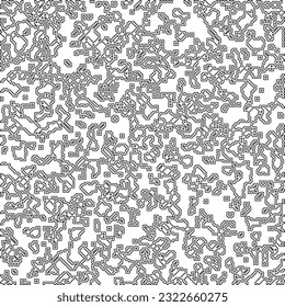  Textura abstracta moderna y elegante. Formas geométricas a partir de elementos rayados. Patrón blanco y negro.
