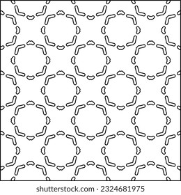  Modern stylish abstract texture. Geometric shapes from striped elements. Black and white pattern.