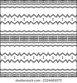  Modern stylish abstract texture. Geometric shapes from striped elements. Black and white pattern.