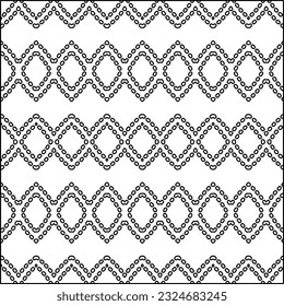  Modern stylish abstract texture. Geometric shapes from striped elements. Black and white pattern.