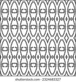  Modern stylish abstract texture. Geometric shapes from striped elements. Black and white pattern.