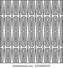  Modern stylish abstract texture. Geometric shapes from striped elements. Black and white pattern.