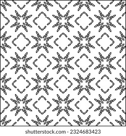  Modern stylish abstract texture. Geometric shapes from striped elements. Black and white pattern.