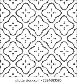  Modern stylish abstract texture. Geometric shapes from striped elements. Black and white pattern.