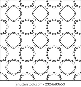  Moderne, stilvolle abstrakte Textur. Geometrische Formen aus gestreiften Elementen. Schwarz-Weiß-Muster.