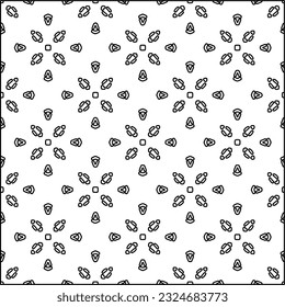  Modern stylish abstract texture. Geometric shapes from striped elements. Black and white pattern.