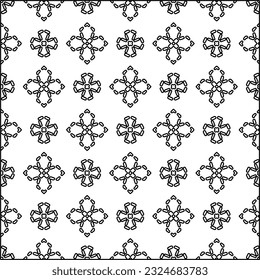  Modern stylish abstract texture. Geometric shapes from striped elements. Black and white pattern.